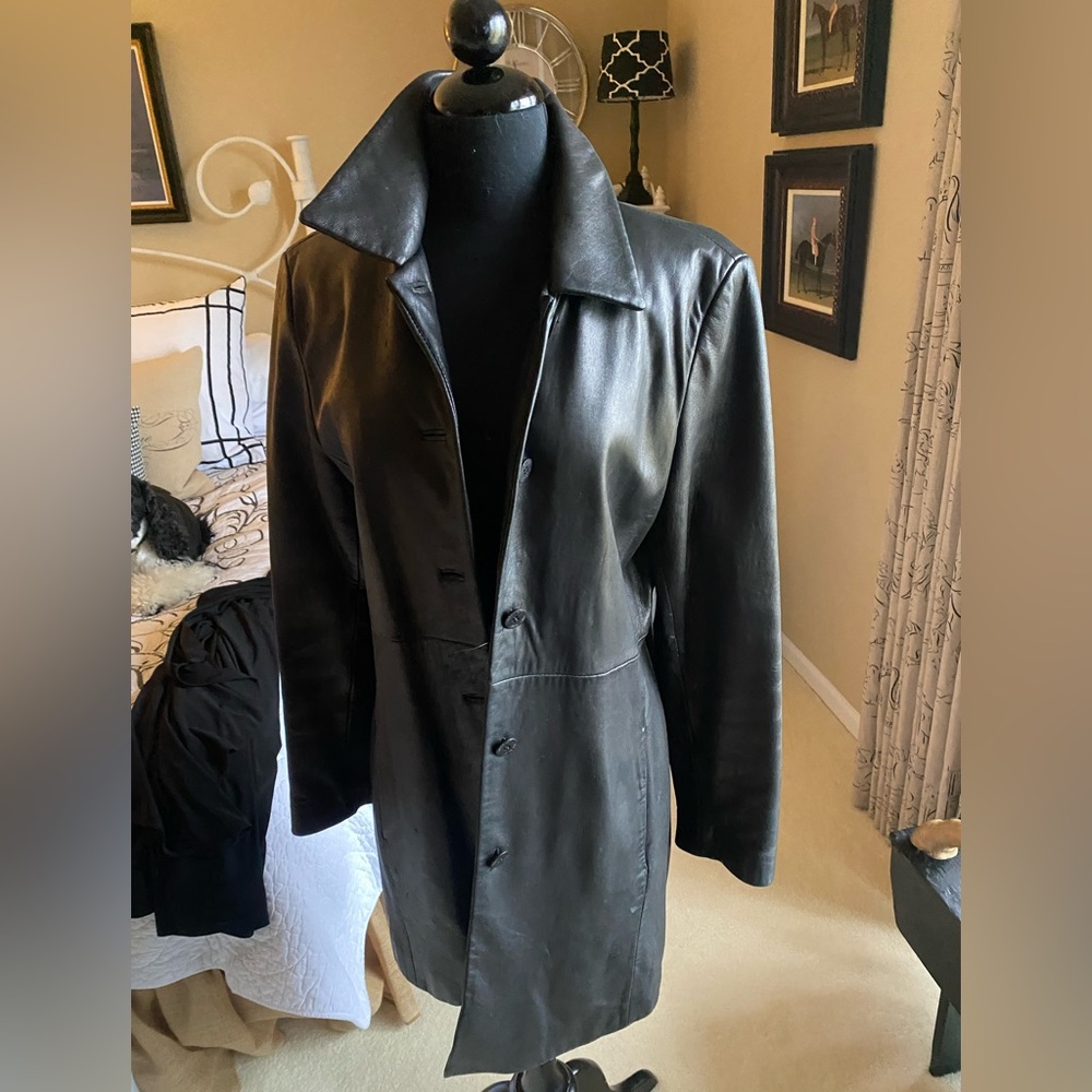 Nine West leather jacket